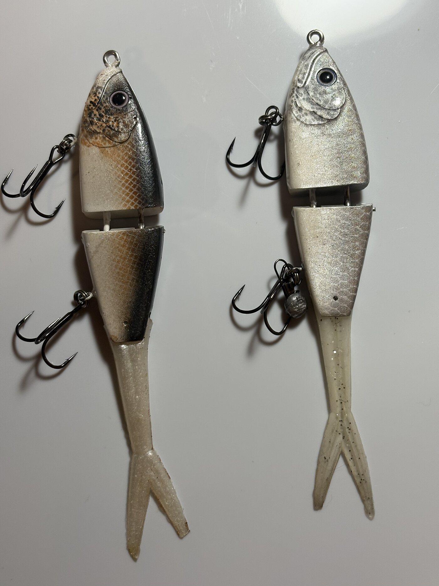 Two finished, painted Cabretta Kidds